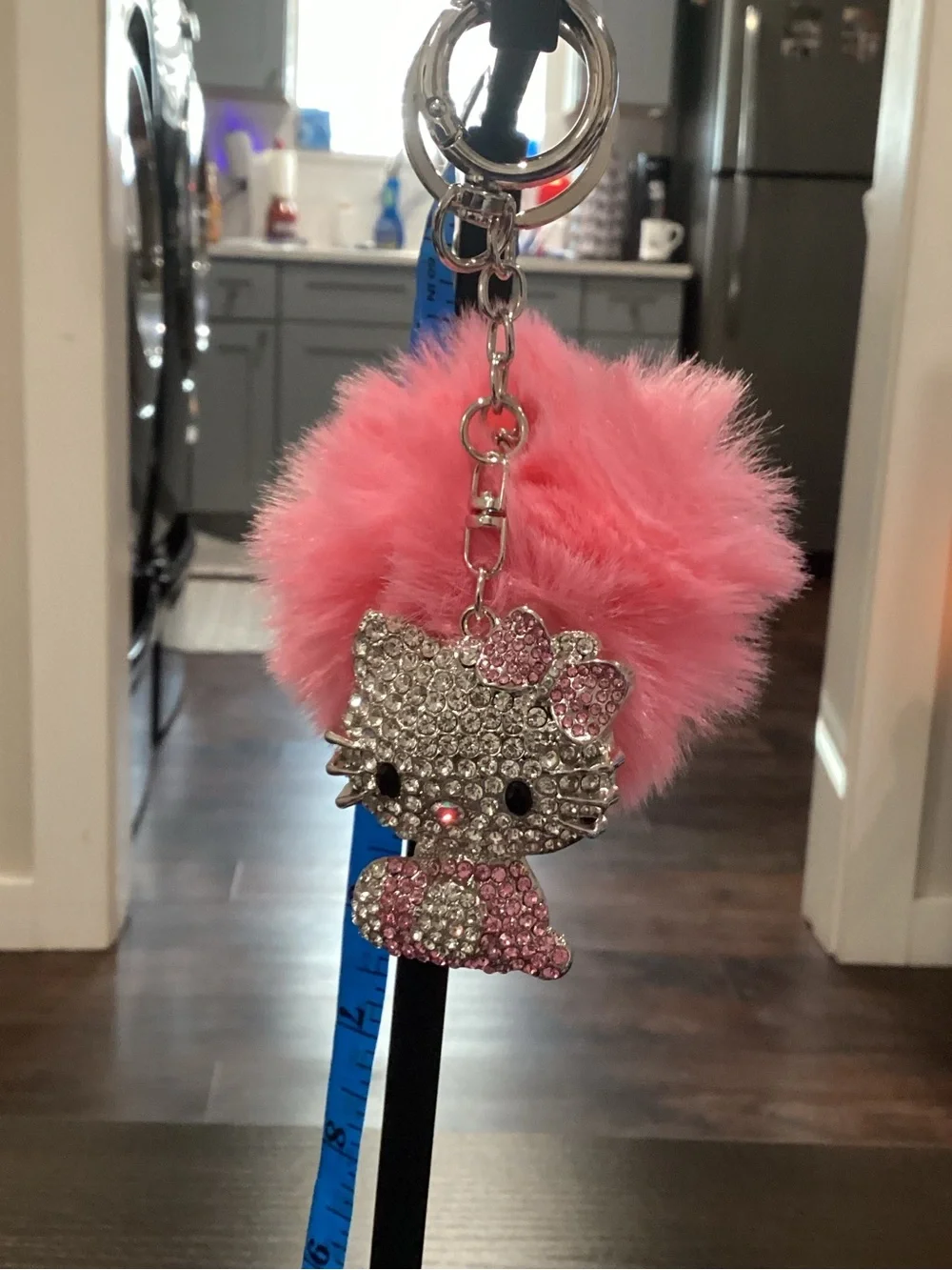 NWOT - Hello Kitty - Bling Pink Keychain - Brand New Never Used!!!!